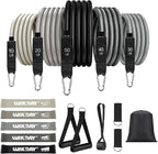 Exercise Resistance Bands with Handles for Working Out, 150/200/250/300 Lbs Workout Bands Set with Door Anchor for Physical Therapy, Yoga, Pilates