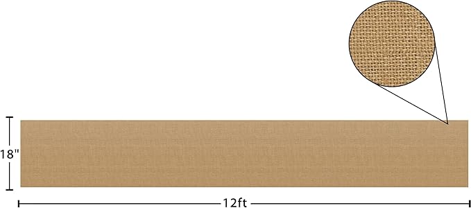 Teacher Created Resources Fun Size Burlap Better Than Paper® Bulletin Board Roll (TCR77418)