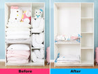 Vacuum Storage Bags Space Saving Bags for Comforters Clothes Pillow Bedding Blanket Storage, Double Zip Lock Seal & Leak Valve, Free Travel Hand Pump Included (6 Pack Medium - 28 * 20 inches)