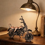 Metal Motorcycle Model - Collectible Moto Decor, Ideal Motorcycle Gifts for Men, Handcrafted Metal Replica for Study/Office/Living Room Decoration