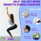 Small Balance Board, Exercise Balance Pad, Yoga Mat Thick, Non-Slip Foam Pad, Yoga Mats for Balance Exercise Stability Workout, Knee Pads Trainer for Physical Therapy Strength Training Ankle Exercises