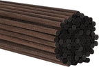 10inch Reed Diffuser Replacement Sticks - 60Pcs Brown Aroma Fragrance Sticks Refill for Home and Bathroom - Rattan Essential Oil Sticks for Scented Diffuser