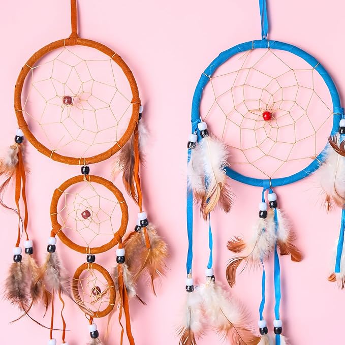 Patelai 40 Pcs Metal Rings for Crafts Dream Catcher Rings, Macrame Hoops for DIY, 5 Sizes Metal Floral Hoop for Floral Macrame Wall Hanging Dream Catcher and Crafts (Silver)