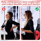 Libima 8 Pcs Wiggle Seat Inflated Wobble Cushion Sensory Seat Flexible Balance Board Balance Disc for Men Women Physical Exercise Improving Posture Home Office