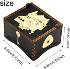 Pursuestar Wind Up Music Box - Dreaming, Vintage Engraved Wood Mechanism Musical Gifts for Mother's Day Valentine's Day Anniversary Christmas Thanksgiving