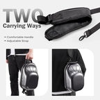 ProCase Hard Hat Travel Case for Baseball Caps, No-Crush Case Holds Up to 6-7 Hats, Adjustable Interior with Shoulder Strap for Travel, Hat Organizer Ball Caps Holder -Grey