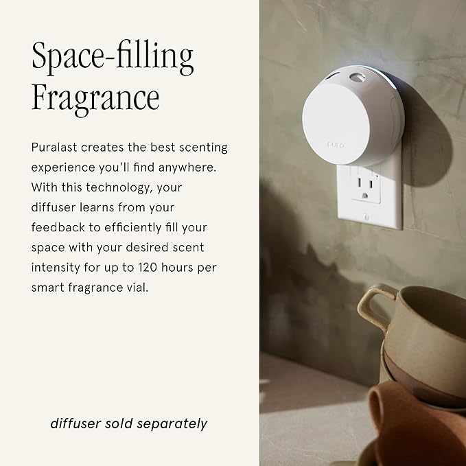 Pura & Simplicity Home Scent Refill - Smart Air Diffuser - Long-Lasting Luxury Fragrance per Refill - Home Essential - Clean & Safe Diffuser Fragrance - 2 Pack, Honeysuckle
