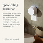 Pura & Simplicity Home Scent Refill - Smart Air Diffuser - Long-Lasting Luxury Fragrance per Refill - Home Essential - Clean & Safe Diffuser Fragrance - 2 Pack, Vanilla