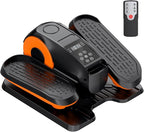 Under Desk Elliptical Machine - Electric Elliptical Exerciser for Seniors, Pedal Exerciser 12 Speeds Portable Seated Pedal Exerciser with Remote Control Home Workout Exercise Equipment