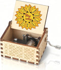 Christian Music Box Wooden Musical Boxes Motivational Inspirational Gifts for Women Christmas Birthday Gifts Presents Sunflower Gift Valentines Day Galentines Day Gifts for Girl Friend Sister Daughter