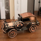 Classic Car Gifts for Men & Women - Antique Collectible Car for Adults, Scrap Metal Vintage Car Decor for Man Cave, Garage, Office, Home, Ideal Gifts for Car Lovers