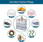 95L Under Bed Storage Bag, 2-Pack Under Bed Storage Containers, Clear Storage Bags for Clothes Quilt Pillow Wreath Blanket Storage or Closet Organizer Home Storage