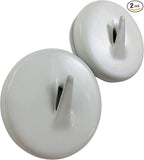 Magnetic Wreath Hanger Hook for Steel Metal Doors Indoor and Outdoor Each Holds 6 Pounds, Set of 2