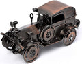 Metal Antique Vintage Car Model Handcrafted Collections Collectible Vehicle for Bar or Home Decor Decoration Great Birthday Gift Bronze Classic Car Model, Large