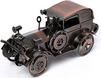 Metal Antique Vintage Car Model Handcrafted Collections Collectible Vehicle for Bar or Home Decor Decoration Great Birthday Gift Bronze Classic Car Model, Large