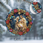 Nativity Christmas Ornament 2025 - Christian Christmas Ornaments – Religious Oranament – Christmas Tree Ornament – Religious Holiday Keepsake Gift