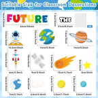 gisgfim Classroom Bulletin Board Decoration Set Wall Door Decor Colorful Classroom Decorations for Kindergarten Preschool Elementary Middle School(The Future of The World is in This Room)