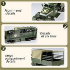 Metal Classic Truck Car Model - Retro Truck Model Vehicle Model Decorative Collectible for Home Office Decor
