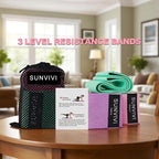 Resistance Bands for Working Out, Fabric Loop Exercise Bands for Legs and Butt, Workout Bands Set for Women and Men, 3 Booty Bands for Yoga, Pilates and Fitness