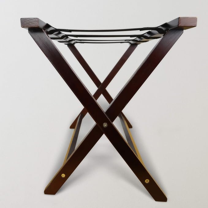 Heavy Duty 30" Extra Wide Luggage Rack-Espresso