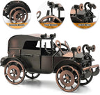 Classic Car Gifts for Men & Women - Antique Collectible Car for Adults, Scrap Metal Vintage Car Decor for Man Cave, Garage, Office, Home, Ideal Gifts for Car Lovers