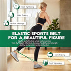 Resistance Band Figure 8 Exercise Cord, Fitness Resistance Bands with Handles, Exercise Tube Band for Arm and Shoulder Stretch