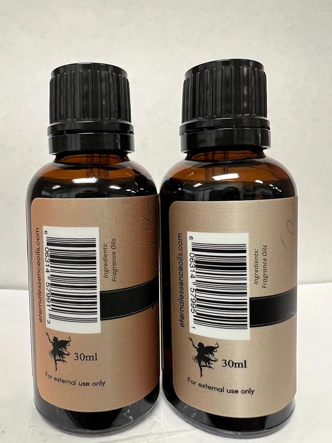Eternal Essence Oils 2 Pack 30ml Premium Fragrance Oil - Butterscotch Cookie Dough & Creamy Nutmeg - for Candle, Soap Making, Aromatherapy, Diffusers, Home Care, & Humidifiers