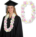 Leis for Graduation 2026, Artificial Flower Wreath with Cards Graduation Lays Gifts, Congrats Grad for High School