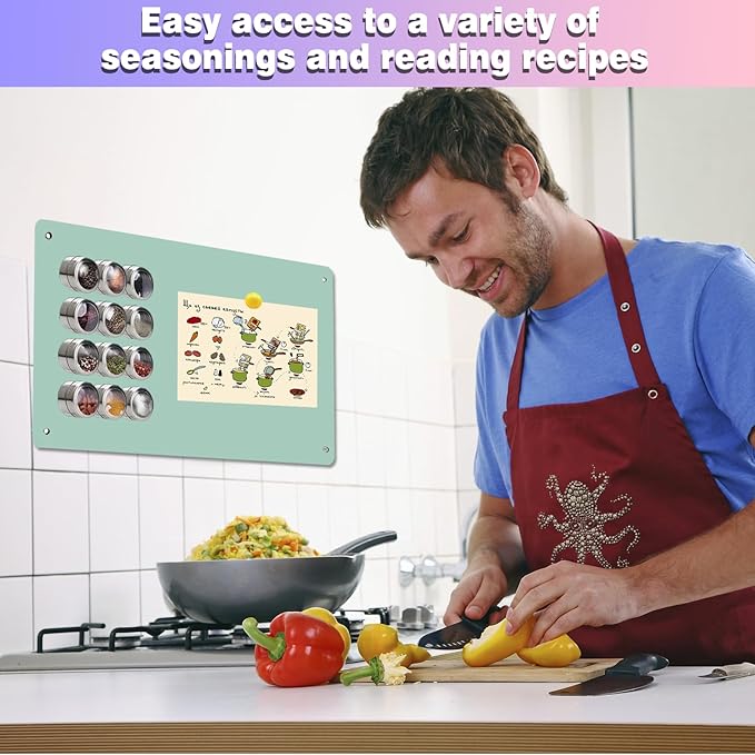 Green 2Pack Magnetic Board,17.5" x 11.4" Magnet Bulletin Board to Display Magnetic Notes, Poetry, Photos, Suitable for Wall, Refrigerator, Cabinet etc, Come with 4 Pcs Dual Lock Tape and Screws