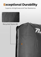Vacuum Bags for Travel with Pump, Reusable Space Saver Bag, IP67 Waterproof Vacuum Packing Cubes for Travel Suitcases and Backpack (2PC + PUMP)