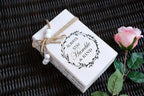 LIVDUCOT Wooden Decorative Books for Home Decor, White Faux Books for Rustic Decoration, Farmhouse Stacked Book Decor for Living Room, Entryway, Bookshelf （Be Kind Work Hard Stay Humble）
