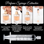 25pcs Perfume Refill Tool Kit,Plastic Perfume Dispenser Transfer Tools,Travel Refill Tool Set for Liquid Cologne Fragrance Sample Essential Oils (Clear, 5ml/25pcs)