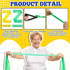 2 Pcs Resistance Band with Handles Chair Exercise Equipment for Seniors Physical Therapy Band Gifts for Elderly Women Rehab, Physical, Grandma, Grandpa