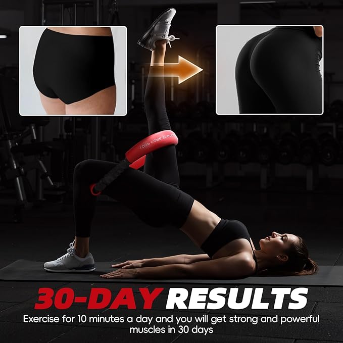 Hip and Core Band System, Loop Resistance Bands to Stretch and Workout, Glute Bands for Women, Exercise Hip Halo Bands