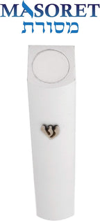 3-Piece Aluminum Door Mezuzah Cases: Special Profile, No Holes, 4-Inch 10cm Hebrew Parchment Scroll Holder Boxes