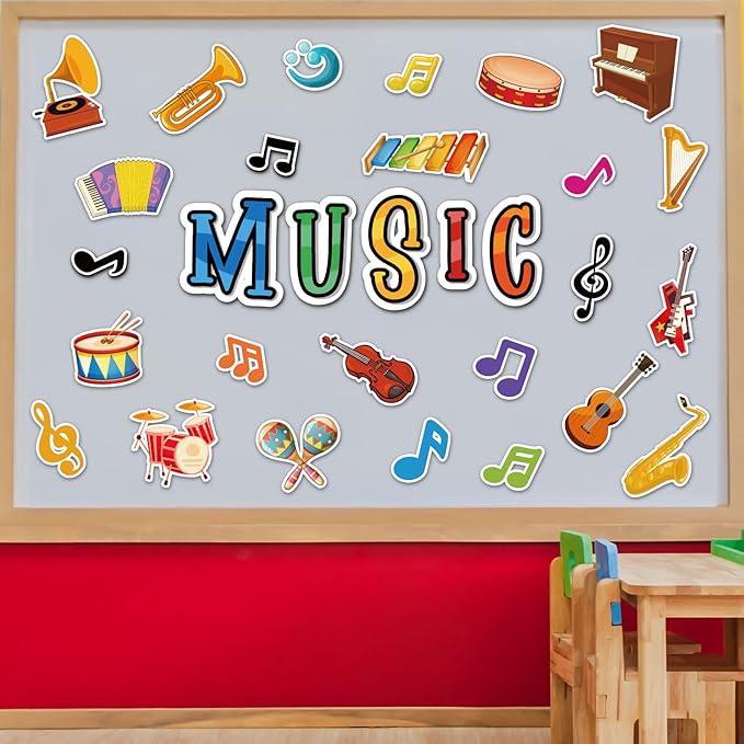 Music Cutouts Music Notes Bulletin Board Decorations Party Themed Birthday Party Supplies