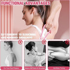 2Pack Figure 8 Resistance Band for Women, Resistance Bands with Handles, Portable 8 Shaped Exercise Band, for Strength Training Yoga Pilates (Pink 15 pounds + Purple 25 pounds)