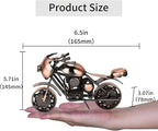 Metal Motorcycle Model - Collectible Moto Decor, Ideal Motorcycle Gifts for Men, Handcrafted Metal Replica for Study/Office/Living Room Decoration