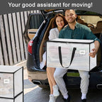 Moving Bags Heavy Duty – Clean Packing Solution, Large Storage Totes with Zippers and Handles for Moving and Organizing