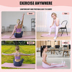 Figure 8 Resistance Bands, 8-Shaped Exercise Band for Women Arms Shoulder Back Legs Stretching Pilates Yoga