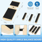 Ankle Balance Board & Ankle Strengthener for Physical Therapy Rehab, Plantar Fasciitis Relief, Stability Training, Balance Training – Foot Strengthener & Single Leg Balance Board