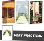 Artificial Sunflower Wreath Swag Decorative Fake Flower Garland for Front Door Wall Hanging Floral Decor for Home Wedding and Special Occasions