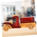 Vintage Wooden Car Model Retro Wood Car Decor for Home Decoration Unique for Car Enthusiasts Premium Quality Miniature Car Model Rustic Industrial Style Adornment
