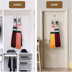 ZEDODIER Scarf Organizer Scarf Hanger for Closet, Rotatable Sturdy Hijab Holder Holds 20 Scarves, Space Saving Closet Organizers and Storage, Silver