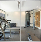 Delma Home Gym Mirror,48''x24''x2PCS Silver,Large Full Body Tempered Glass Frameless, Wall-Mounted for Gym, Yoga, Garage, Bedroom, Bathroom
