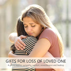Kohehe Sympathy Gifts for Loss of Loved One, 5.12" Angel Sympathy Gift,Memorial Gift for Loss of Dad Mom Grandmother, Angel Figurine for Bereavement Remembrance Gifts (Sympathy-Figurine)