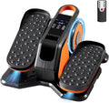 NEWBULIG Under Desk Elliptical Machine, Ellipse Leg Exerciser As Seen On TV with Remote Control, 12 Adjustable Speeds