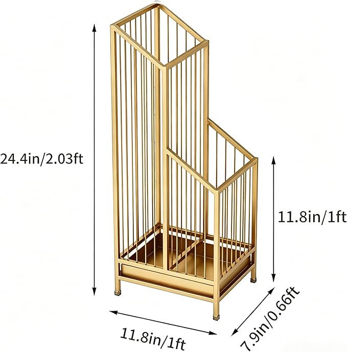 Umbrella Stand Umbrella Holder for Entryway Umbrella Storage Stand Rack Entryway with Decorative,Durable Indoor,Hotel Entryway,Modern Home Decor,Office Entrance Stylish