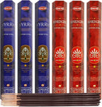 Incense Sticks with Incense Holder Bundle for Spiritual Décor and Home Fragrance