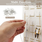 Extra Large Earring Organizer - Wall Mount Earring Holder for Up to 420 Pairs, Hanging Jewelry Organizer for Women & Girls